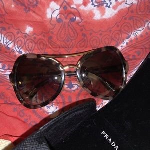 Authentic Prada Tortoise Sunglasses